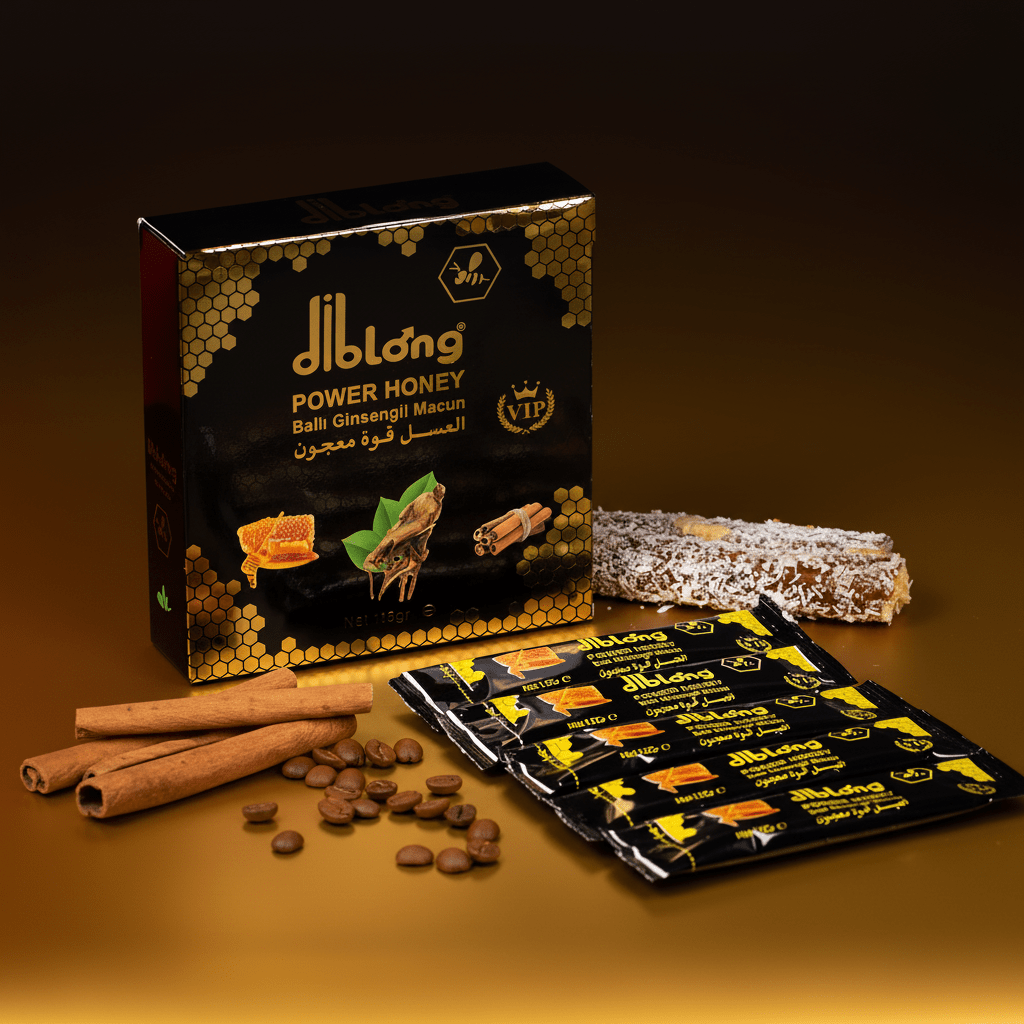 Diblong Power Honey VIP - 12 Sachets | Herbal Energy Blend - XXYMAX
